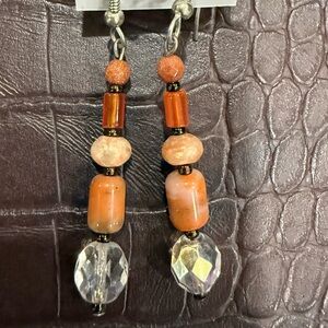 Elegant Beaded Dangle Earrings